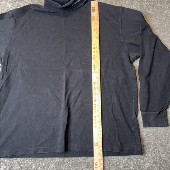 Harley-Davidson Mock Neck Long Sleeve Shirt XX-Large‎ Black Cotton - Picture 5 of 9